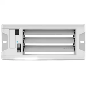 Akıllı pil kontrollü menfez Zigbee uyumlu ön görünüm, herringbone desenli kapak